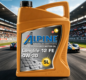 Aceite de Motor Alpine Longlife 12 FE 0W-30 5L, Lubricante de Alto Rendimiento, Hecho en Alemania - Product Image 4