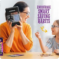 Tirelire électronique pour enfants avec code ATM, coffre-fort, lumières et sons, jouet en plastique pour enfants