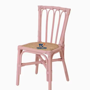 เก้าอี้หวายดีไซน์สีชมพูเฟอร์นิเจอร์สำหรับเด็กทำจากเวียดนาม - Product Image 1