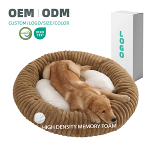 Pet köpek kedi bellek köpük/pamuk kadife yatak özel köpek uyku çekyat su geçirmez çıkarılabilir kapak - Product Image 1