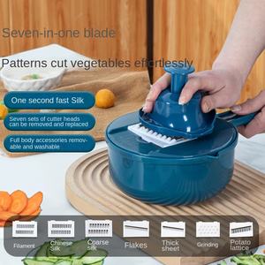 घरेलू मैनुअल पोंछना बहुक्रियाशील प्लास्टिक वनस्पति कटर - Product Image 4