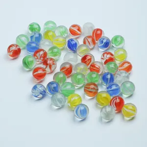 Aobang 14mm 16mm 25mm Solid Wholesale Glass Marbles Game Ball For Children