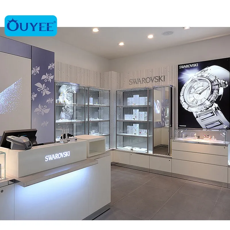 High Quality Showcase For Watch Store Display Case Interior Shop Design