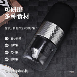 Molinillo de Café Eléctrico Portátil Mangcol, Funciona con Batería, Muelas de Acero Inoxidable, Ajuste de Granos de Café, Para Uso Doméstico - Product Image 3