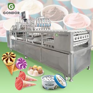 Machine de remplissage continue pour l'eau minérale, les coupes de crème glacée et les gobelets en papier - Product Image 1
