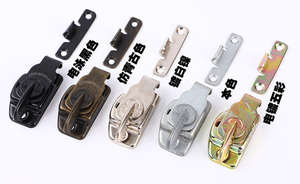 Loquet à crochet en alliage fer-zinc pour portes d'armoires, design industriel moderne, durable, installation facile, cuisine, salon, extérieur, hôtel - Product Image 2