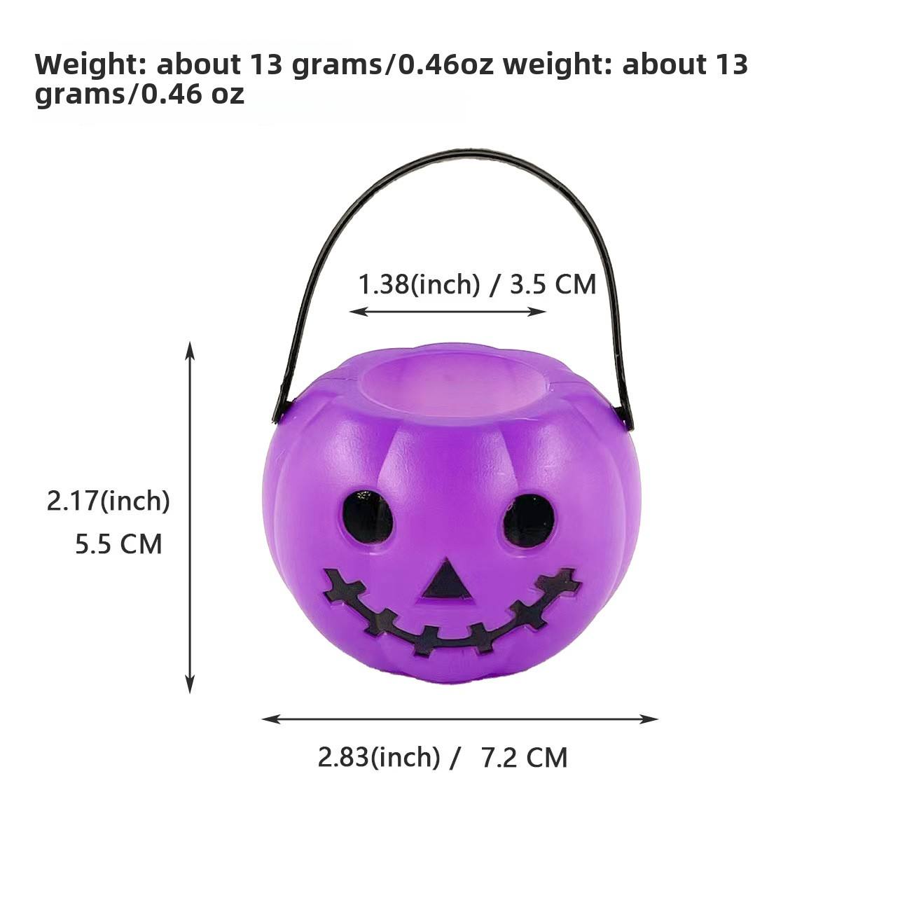 Seau citrouille violet