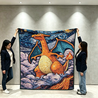 Couverture en flanelle personnalisée avec impression Pokémon, couverture en polyester douce et moelleuse pour lit, couverture personnalisée imprimée, 200g