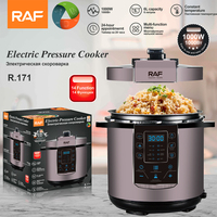 RAF R.171 6L Hot Selling 6l Capacité de 6l Rendez-vous 24 heures Cuiseur à riz sous pression multifonctionnel pour appareil ménager