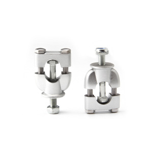 Abrazadera de manillar de motocicleta de aleación de aluminio, soporte de montaje de un solo orificio de 22 mm para actualización y reacondicionamiento - Product Image 2