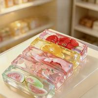 Bestseller Vaseline Fruit-thema Lange-streep Bananen Serie Handgemaakte Zachte TPR Op Maat Gemaakte Knijpballen Fruitvormige IJsblokjes