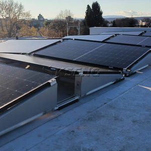 نظام تثبيت ألواح شمسية عالي الجودة من الألومنيوم مع ثقل للأسقف المسطحة، متوفر في المخزون الأوروبي - Product Image 1