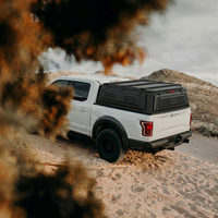 Capote de pick-up pour Navara & Ranger, en acier, manuelle, étanche, avec serrure à clé, 4 portes, hauteur moyenne, type rigide, installation sans perçage