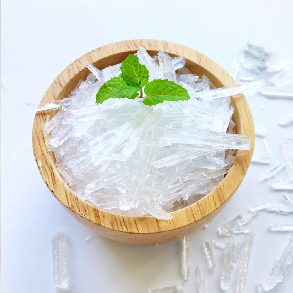Populair Product Wit Transparant Kristal Menthol Cas 89-78-1 Dl-Menthol Voor Hete Verkoop