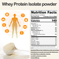Isolat de protéines de lactosérum en poudre en vrac, saveurs personnalisées, supplément de protéines pures pour la récupération musculaire, nutrition sportive, OEM ODM