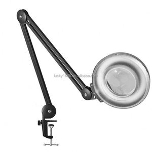 Vente en gros <span class=keywords><strong>loupe</strong></span> d'analyseur d'inspection de peau éclairée de bureau avec support pliant bon marché avec lampe à led - Product Image 2