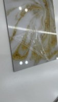 Haute brillance 1220x2440mm 3mm 4mm panneau mural en pvc pvc marbre uv feuille lamina artificielle de marmol