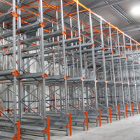 Système de stockage d'entrepôt réglable personnalisé, étagères métalliques robustes, rayonnage à palettes en acier
