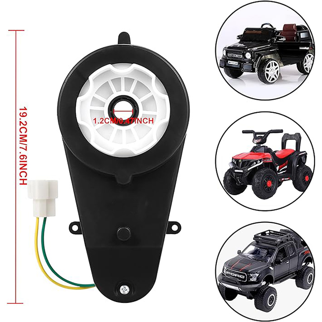 Motor RS550 De 12V Con Caja De Cambios Universal, 40000 RPM, Para Coches Eléctricos Infantiles, ATV, Karts Y Vehículos De Juguete, Pieza De Repuesto Con Engranajes Metálicos