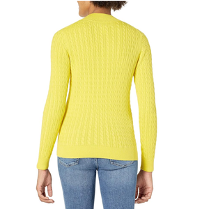 100% orientada a la exportación de moda Casual de manga larga con cuello redondo o cuello en V de nailon Casual Anti-Shrink Knitted suéteres de mujer de BD - Product Image 2