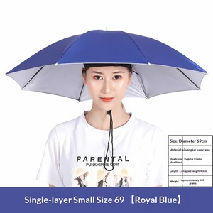 Ombrello da 69 cm all'ingrosso per la raccolta del tè, stand pubblicitari e operai sanitari - Camouflage Argento Impermeabile e Protezione Solare - Product Image 3
