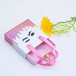 Caja de pestañas postizas Embalaje Sin etiqueta Cajón Caja de pestañas Cosmético personalizado Cajas al por mayor de pestañas - Product Image 6