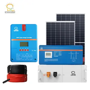 Système d'énergie solaire 5KW 10KW 20KW pour la maison personnaliser système hybride complet de stockage d'énergie de panneaux solaires hors réseau