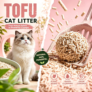 Natural Water-<b>absorbing</b> and Clumping Low-dust Multi-scent cat Litter Deodorizing Pet Supplies Tofu cat Litter - Product Image 1