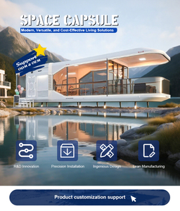 Casa Contenedor Compacta de Lujo Tipo Cápsula Espacial, Casa Móvil Extensible de Acero, Impermeable, con Energía Solar, Duradera y Ecológica - Product Image 4