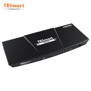 TESmart مقسم الوصلات البينية متعددة الوسائط وعالية الوضوح (HDMI) 8 الناتج 3D دعم CEC HDCP 1.3 EDID 4K30hz 1X8 1080p 60hz مقسم الوصلات البينية متعددة الوسائط وعالية الوضوح (HDMI) ل HDTV PCS