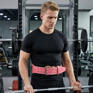 Cinturones de Cuero de Vaca para Entrenamiento, Resistentes, Antideslizantes, Ajustables, Unisex, para Gimnasio, Personalizables, Precio al por Mayor - Product Image 1