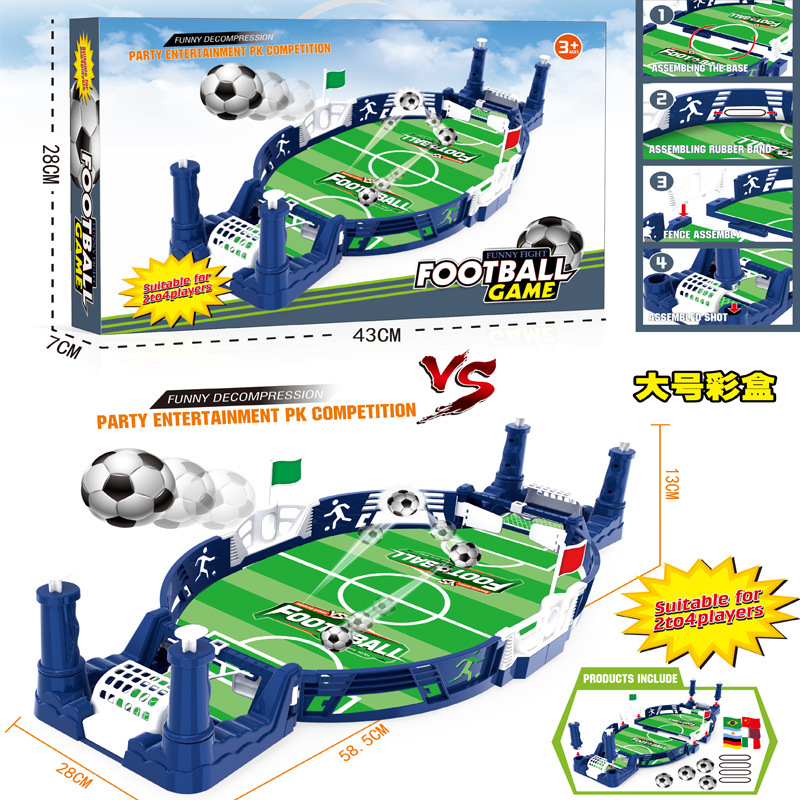 Grande table de bataille de football bleu [boîte de couleur anglaise]