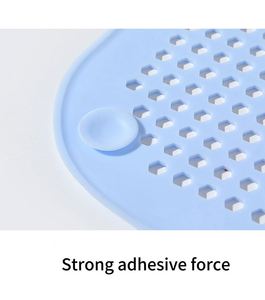 Tapis filtrant en silicone pour évier de cuisine – Retient les cheveux et les déchets alimentaires – Type de produit : Passoires et égouttoirs - Product Image 4