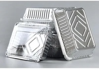 Plateau en aluminium jetable de 4900 ml, grand format, résistant au four, pour rôtir la dinde, idéal pour les barbecues et la restauration