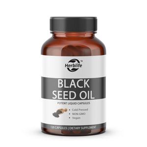 Suplemento de Aceite de Semilla Negra, 120 Cápsulas Blandas, Salud de la Piel y del Sistema Inmunitario, Aceite Puro de Semilla de Comino Negro con Vitamina E, 500 mg Cada Una - Product Image 1