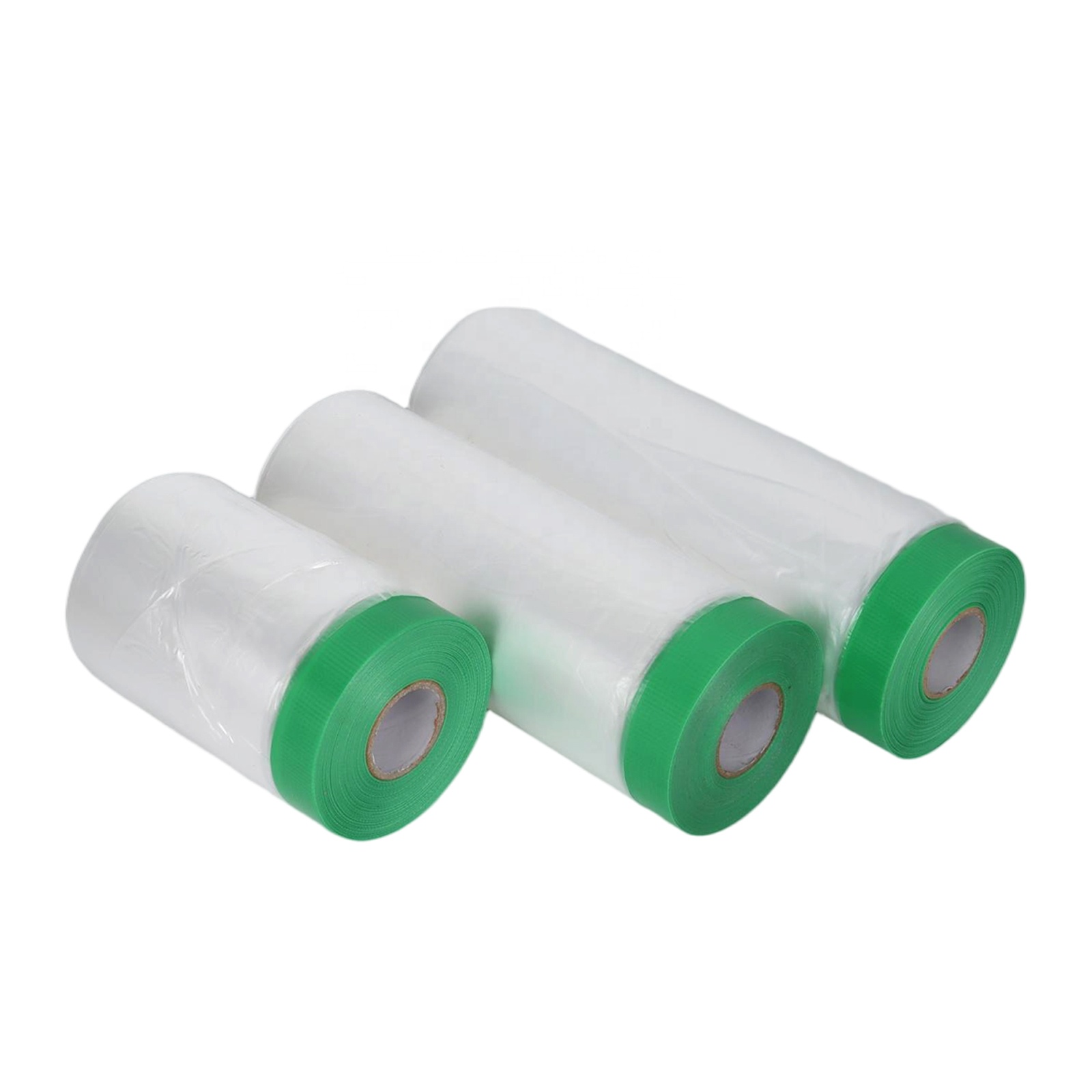 Self-Adhesive Pre-Taped Self Adhesive Paper Duct Tape Masking Protective Film Heat-Resistant Rough Surface Heavy Duty for Wall
