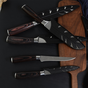 Xyj Livraison Gratuite Drop Ship 7Cr17mov à Haute Teneur en Carbone En Acier Inoxydable Rasoir Sharp 7 pièces Mondial Chef Japonais Couteau De Cuisine Ensemble - Product Image 2