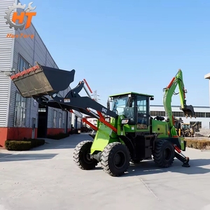 HANTORQ 942-45 ホットセール 中国製 小型ホイールミニ4x4高品質ミニJCBバックホー掘削機ローダー 建設機械用 - Product Image 3