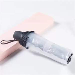 Parapluie anti-pluie à 3 plis POE <span class=keywords><strong>EVA</strong></span> de 21 pouces au design moderne avec cadre en métal à commande manuelle pour cadeaux - Product Image 6