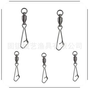 Mosquetón Giratorio de Alta Resistencia con Rodamiento de Bolas, Acero Inoxidable 304, Conector de Anillo en Forma de Ocho para Señuelos de Pesca - Product Image 3