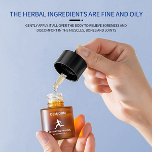 Aceite para aliviar el dolor a base de hierbas naturales, dolor de espalda, articulaciones hinchadas, rigidez muscular, mezcla de masaje terapéutico, yeso chino - Product Image 4