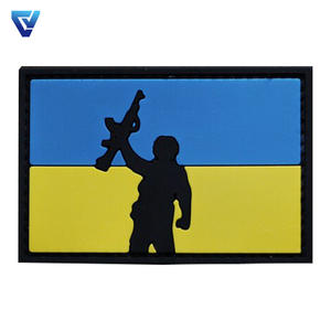 Parches de Goma Suave de PVC con Logotipo Personalizado en 3D, Parches de Velcro con Diseño de Águila y Tridente Ucranianos Transparentes para Coser en Gorras de Camionero - Product Image 6