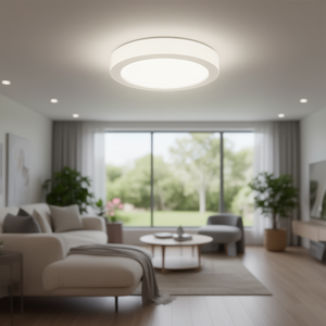 Plafoniera LED Mini Rotonda da 6W con Diffusore Bianco per Uso Interno - Product Image 3