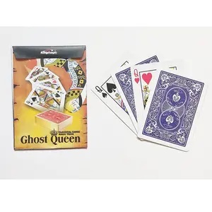 Stage Magic Trick 4 Q Karten ändern Vorhersage karte Illusion Magic Trick Prop Toy Profession elle Karten tricks