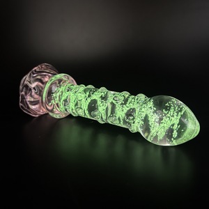 Vendita calda fluorescenza bagliore <span class=keywords><strong>in</strong></span> vetro scuro anale <span class=keywords><strong>Plug</strong></span> a forma di rosa luminoso di testa perline anale altri prodotti del sesso per adulti - Product Image 5