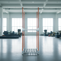 Étagère industrielle en acier soudé, robuste, réglable, détachable, capacité de 1000 kg, empilable, avec insertion de tubes |   Professionnel