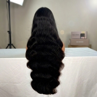 Wig Rambut Asli Brasil 100% Cuticle Aligned 15A Double Drawn Body Wave HD Lace Front Pre Plucked Glueless 13x4 13x6