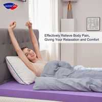 Matelas en mousse à mémoire de forme haute densité près de chez moi, surmatelas en gel 140x200 pour lit double/queen