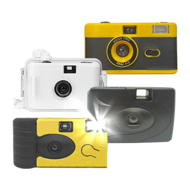 Custom Logo Single Use Camera Portable Pocket Size 35mm Film Disposable Camera with Flash