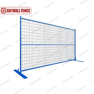 Canadá Valla temporal soldada Panel de malla de alambre soldado Sitio de construcción al aire libre Panel de valla temporal de Canadá independiente - Product Image 3
